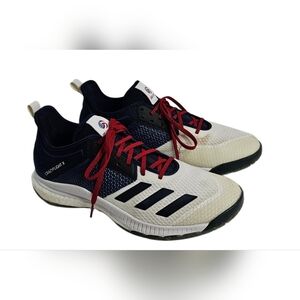 Adidas Crazyflight X 3 USA Volleyball Shoes D97836 Women 9.5 White Navy Red Core